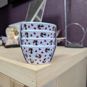 Sanrio Pink and White Bowl